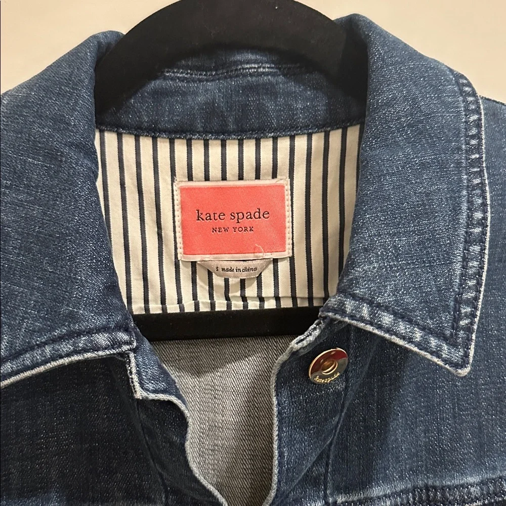 Kate Spade Classic Denim Jacket Size Small - Picture 6 of 10